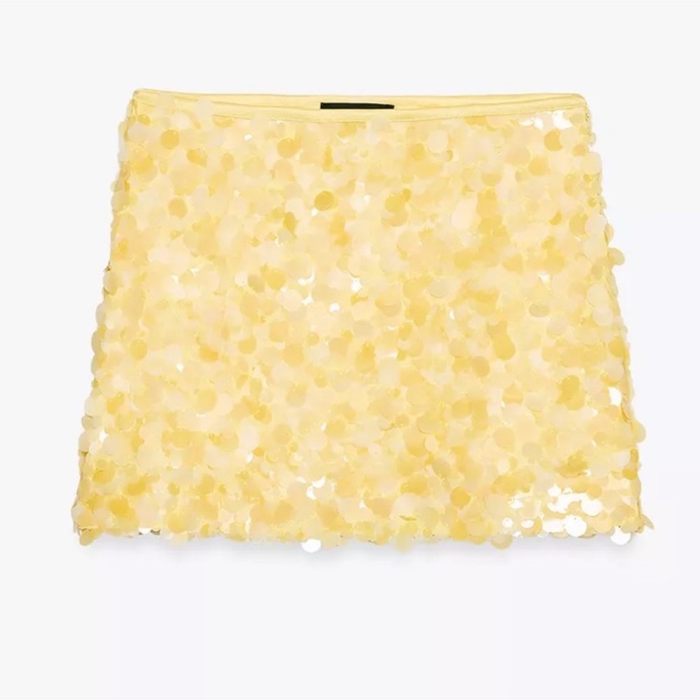 Zara sequin mini skirt
